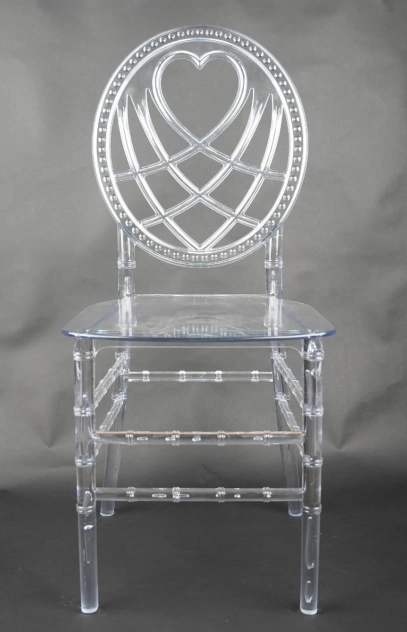 Acrylic Chair Phoenix With Heart Back